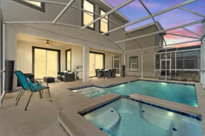 Brand new upscale home w private pool, lazy river and golf course , very close to Disney